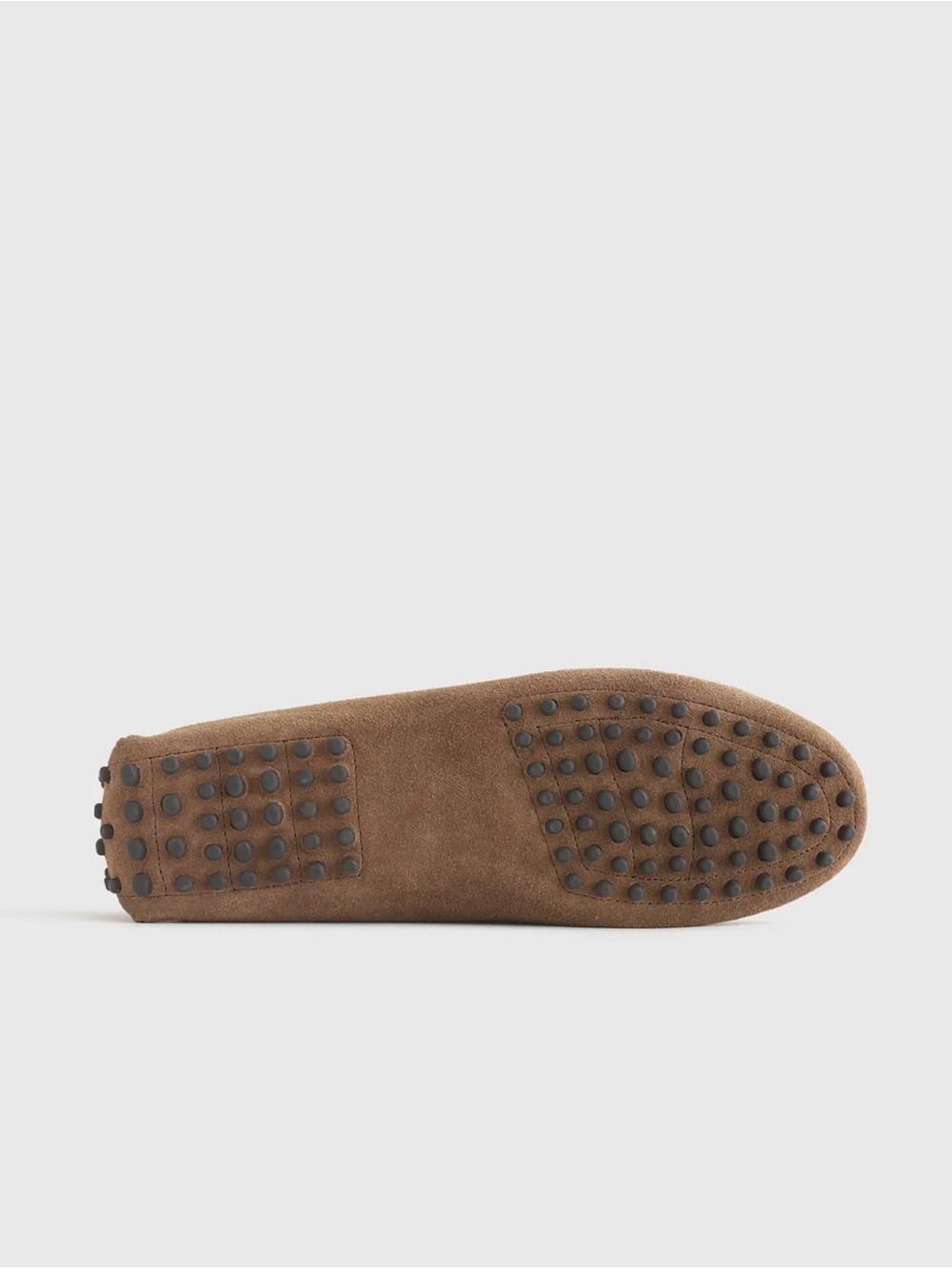 Quince 100% Suede Driver Loafers in Deep Brown 642 - Picture 6 of 8